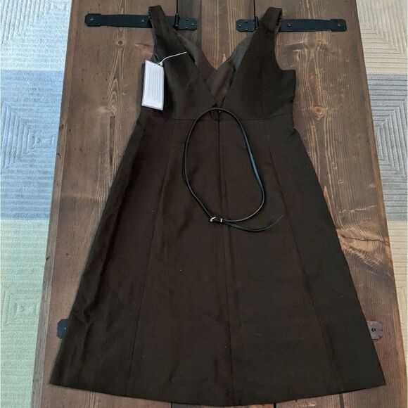 J. Crew chocolate brown special occasion dress 8 - Picture 4 of 4